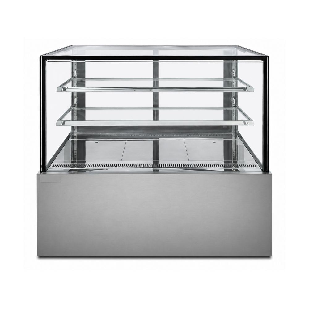 VITRINA DRAGO VPP-150 | Vitrina Pastelera Plana | 11.4 ft3 - 325 Litros | Pastelerías Reposterías Cafeterías | Pastelerías Reposterías Cafeterías