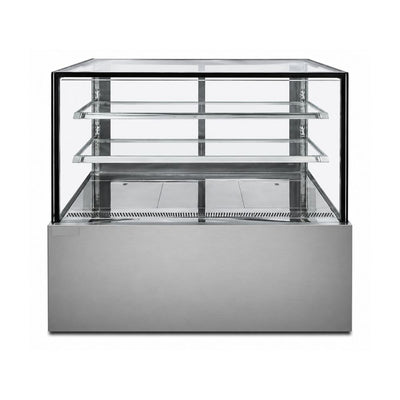 VITRINA DRAGO VPP-150 | Vitrina Pastelera Plana | 11.4 ft3 - 325 Litros | Pastelerías Reposterías Cafeterías | Pastelerías Reposterías Cafeterías