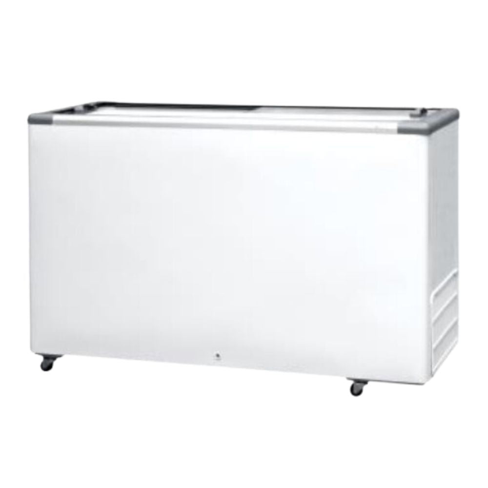 VITRINA EXHIBIDORA CRT 200-090-010 HFSL503I FLAT LED | Vitrina Exhibidora de Helado | Puertas Deslizables Cristal | 503 Litros | Cafetería Heladería Negocio Tienda Comercial Supermercado Alimentos Refrigeración Exhibición Negocio Abarrotes