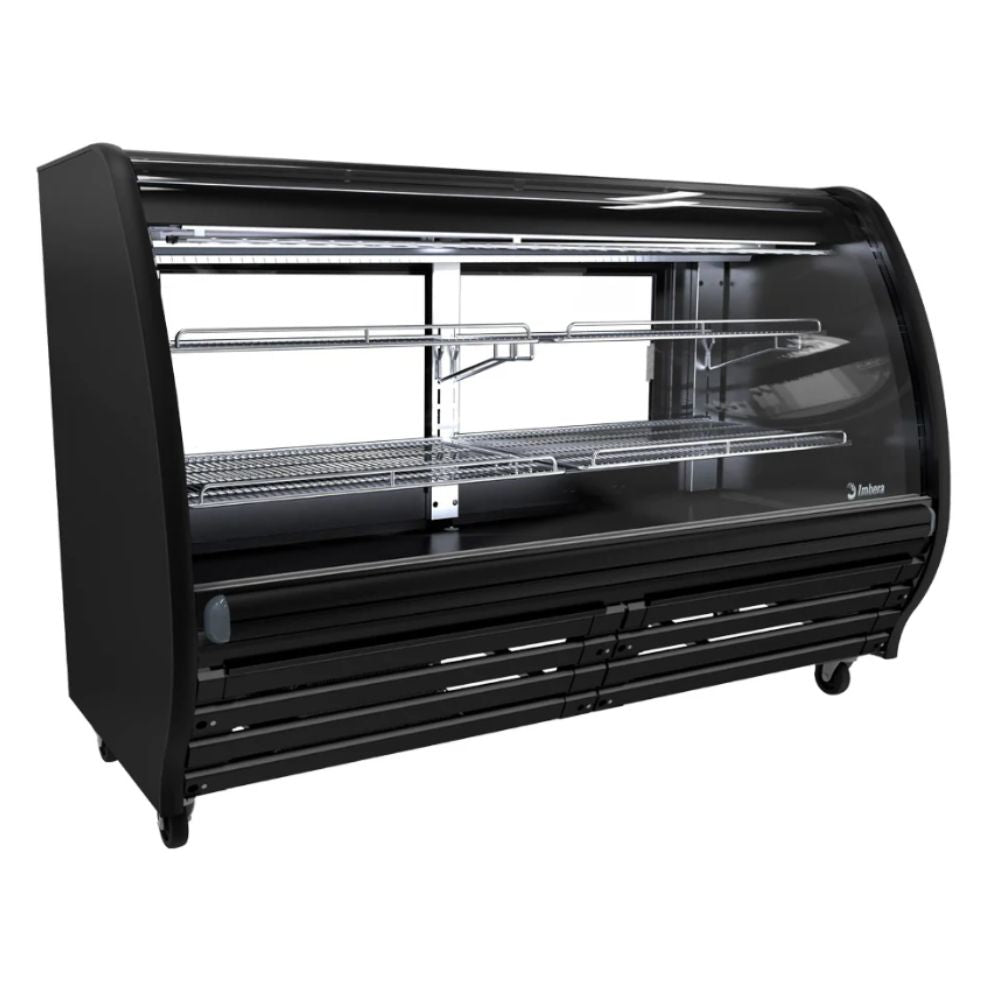VITRINA IMBER 1028250 PHS18-F2 | Vitrina Cremera | 18 pies cúbicos | Cremería Pastelería Supermercado Repostería Negocio Alimentos Pasteles Panes Exhibición Industrial Carnicería Cremería