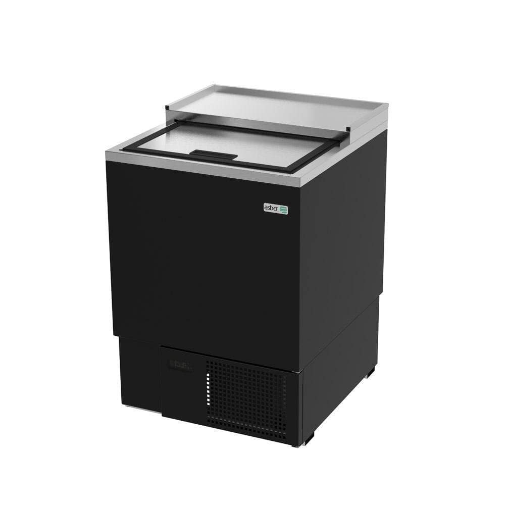Asber AGF-24 HC / S-HC Congelador Glass Froster Puerta Solida 6 Parrillas Acero Inoxidable - Congeladores - Asber - KitchenMax Store