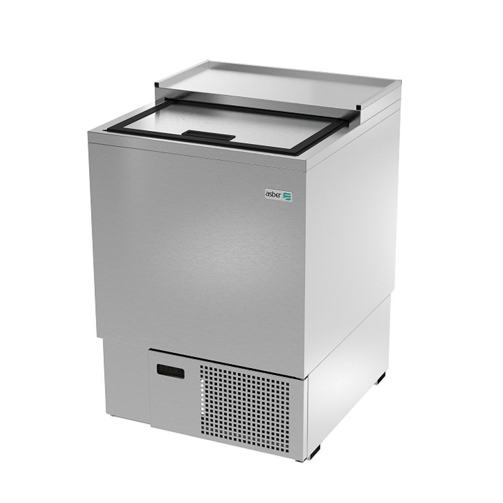 Asber AGF-24 HC / S-HC Congelador Glass Froster Puerta Solida 6 Parrillas Acero Inoxidable - Congeladores - Asber - KitchenMax Store