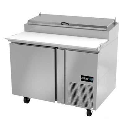 Asber APTP-46 HC Mesa Refrigerada 1 Puerta Acero Inoxidable - Mesa Fría - Asber - KitchenMax Store