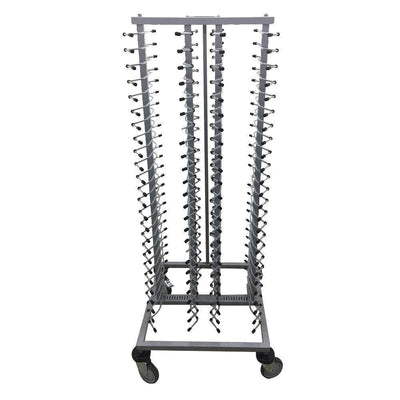 Asber Cpp-100 Carro Porta Platos 100 Platos Acero Gris - Carros De Servicio - Asber - KitchenMax Store