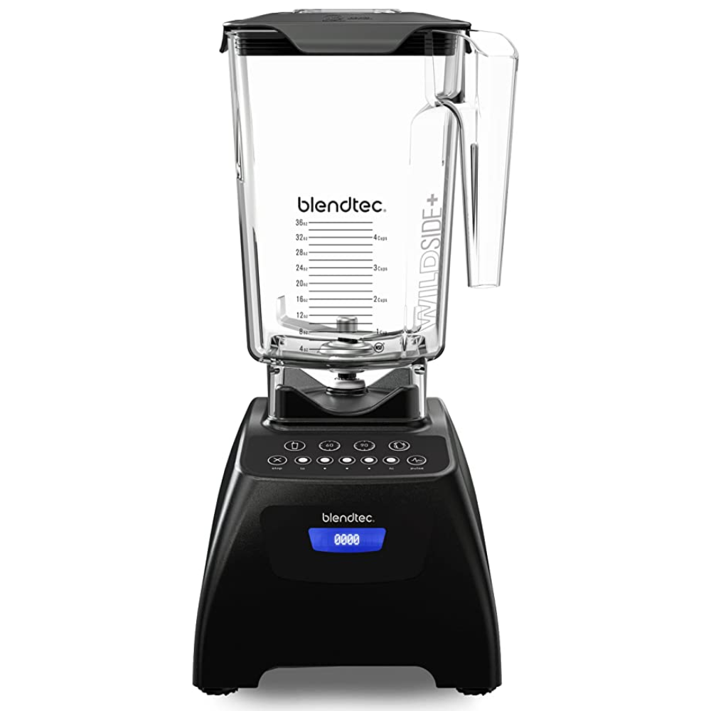 Blendtec Classic 575 Licuadora 5 Velocidades La potencia de grado comercial y la increíble versatilidad se combinan para traerle el Blendtec Classic 575, el electrodoméstico todo en uno definitivo. Los ciclos pre programados hacen que sea más fácil que nunca crear malteadas, licuados salsas, sopas y más. Envíos seguros a todo México. Cotiza hoy mismo. KitchenMax.Store