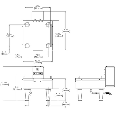 Bunn 1SH STAND, 120V Pedestal para Servidores de Cafe Comedor Cocina Industrial Cafeteria Cafe Americano Cafetera Hotel Buffet Escuela Restaurante Envíos seguros a todo México. Cotiza hoy mismo. KitchenMax.Store