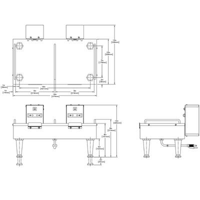Bunn 2SH STAND, 120V Pedestal Doble para Servidores Cafe Restaurante Bar Buffete Cafe Americano Cocina Comedor Industrial Funeraria Sala de Espera Envíos seguros a todo México. Cotiza hoy mismo. KitchenMax.Store