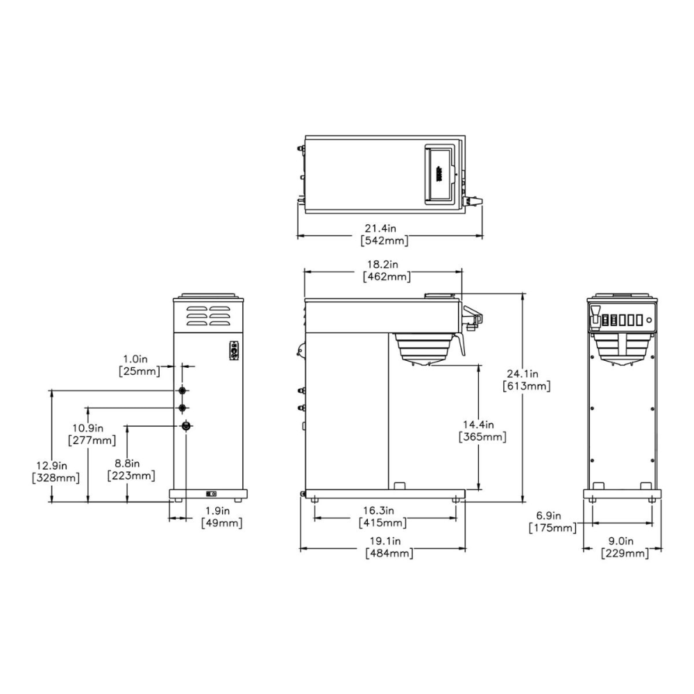Bunn CWTF15-APS, PF Cafetera Dispensadora Portatil Cafe Sala Juntas Reuniones Ponencias Presentaciones Conferencias Servicio Banquetes Cafe Americano Envíos seguros a todo México. Cotiza hoy mismo. KitchenMax.Store