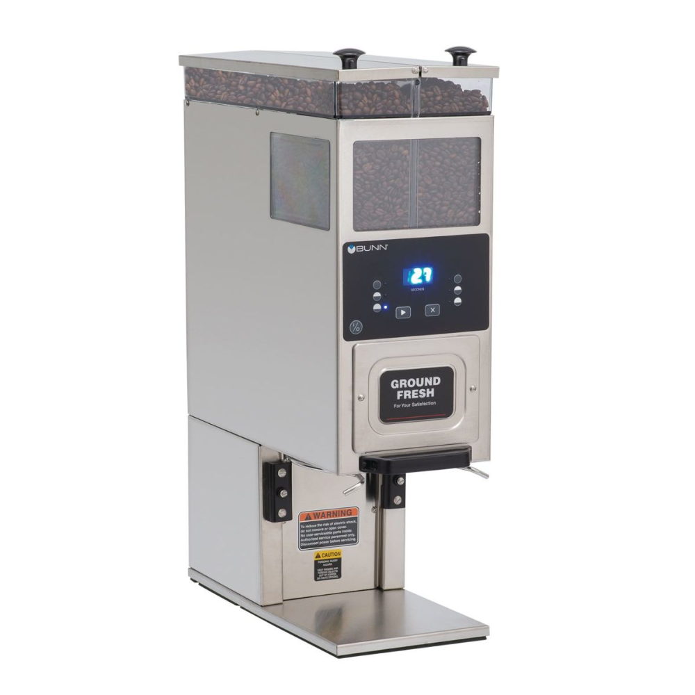 Bunn G9-2T DBC Molino Cafe 2 Tolvas 6 lb Cafe Regular Descafeinado Americano Capuchino Latte Moka Cafeteria Restaurante Bar Buffet Profesional Hotel Envíos seguros a todo México. Cotiza hoy mismo. KitchenMax.Store