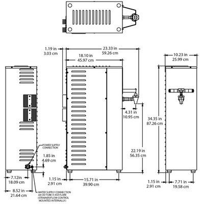 Bunn H10X-80-240, 212F 100C 50/60HZ Dispensador Agua Caliente para Cafe Te Autoservicio Comedor Cocina Industrial Cafeteria Buffete Sopa Instantanea Envíos seguros a todo México. Cotiza hoy mismo. KitchenMax.Store