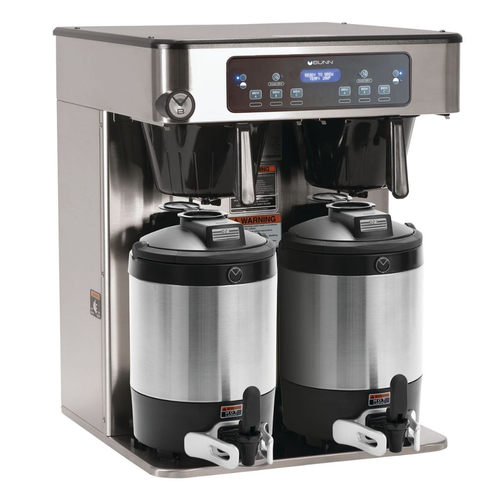 Bunn ICB TWIN, 120/240V SST Cafetera ICB Infusion Series Twin para Cafe Cervecero Cafeterías Restaurantes Establecimiento Cocina Comedor Negocio Bebidas Bar. KitchenMax.Store. Envíos seguros a todo México. Cotiza hoy mismo.