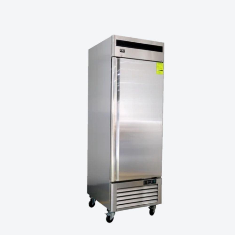 CRT CVC211P Congelador Vertical Puerta Solida Acero Inoxidable - Congeladores Verticales - CRT - KitchenMax Store