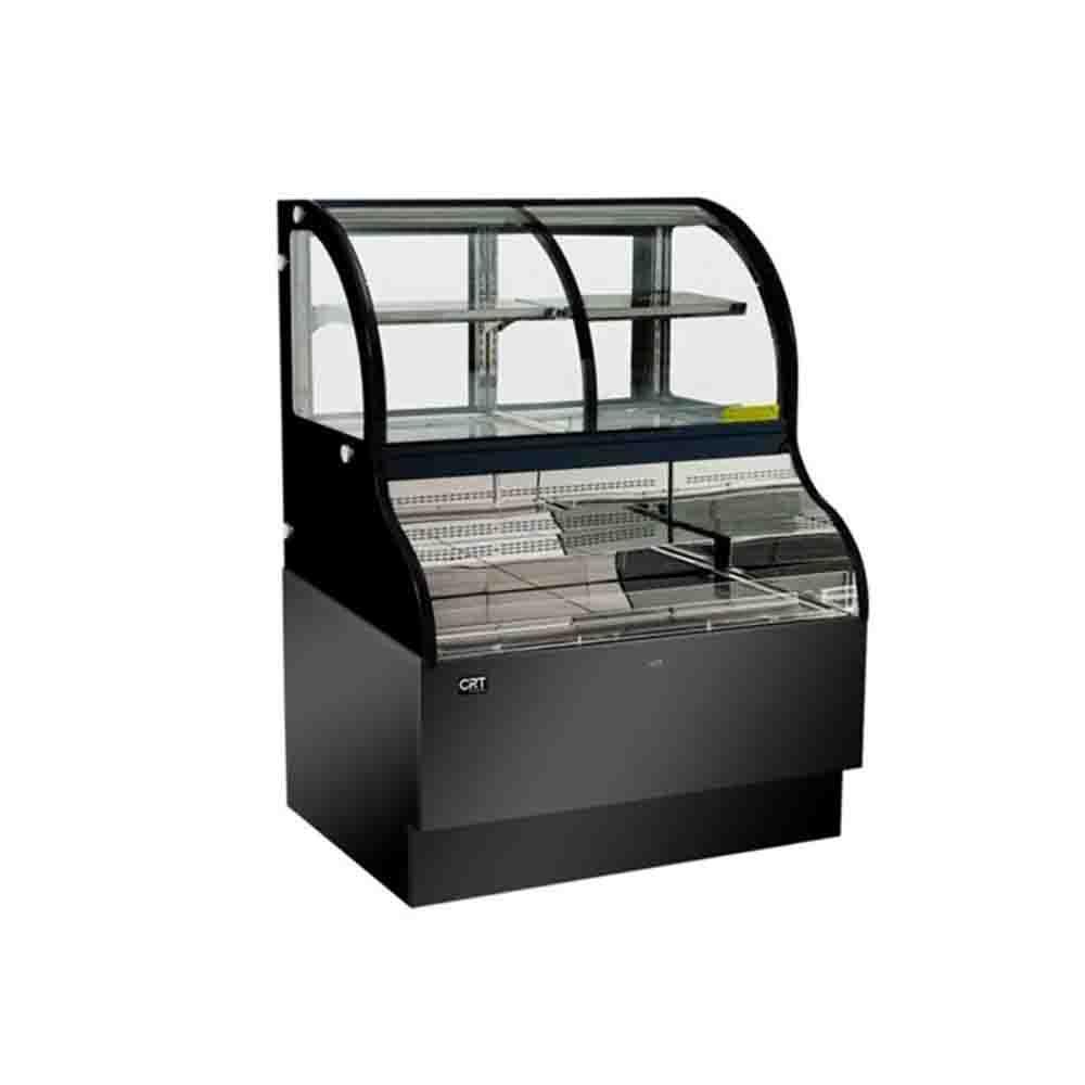 CRT FGO48-1200 Vitrina Combinada Cristal Curvo Templado Temperatura 2° a 5° C - Vitrinas Refrigeradas - CRT - KitchenMax Store