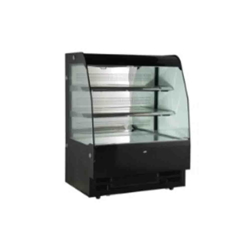 CRT FGOW1000LM Vitrina Caliente Abierta Semi-Vertical Temperatura 30 °C a 110 °C Acero inoxidable - Vitrinas calientes - CRT - KitchenMax Store