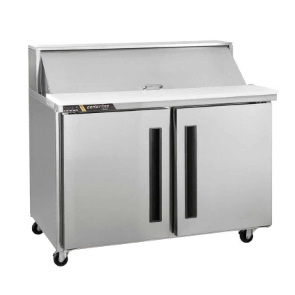 Centerline CLPT-4812-SD-LL 48” Mesa Preparacion 2 Puertas Solidas Abertura Izquierda-Izquierda 123.4 cm - - Centerline - KitchenMax Store
