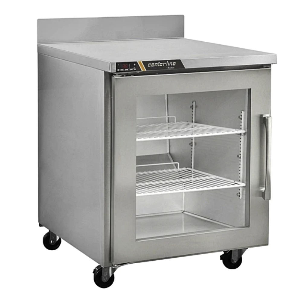 Centerline CLUC-27R-GD-L 27" Refrigerador Bajo Barra Puerta Cristal Abertura Izquierda 69.9 cm frente - - Centerline - KitchenMax Store