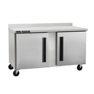 Centerline CLUC-60F-SD-WTLL 60” Congelador Bajo Barra Mesa Trabajo 2 Puertas Solidas Abertura Izquierda-Izquierda 152.9 cm - - Centerline - KitchenMax Store