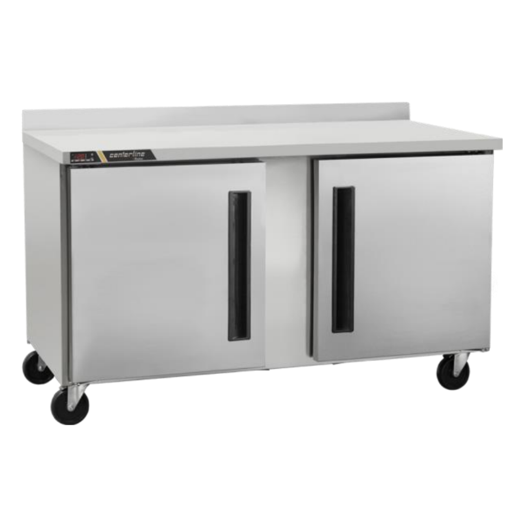 Centerline CLUC-60R-SD-WTRR 60" Refrigerador Bajo Barra Puertas Solidas Mesa de Trabajo Abertura Derecha - - Centerline - KitchenMax Store