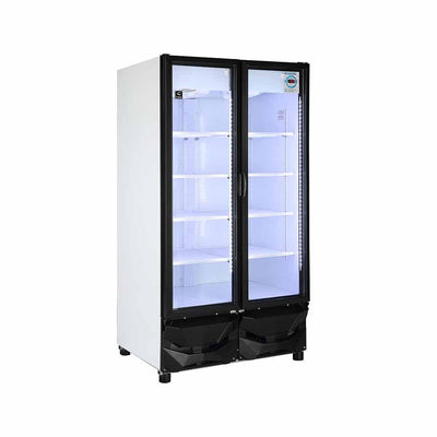 Criotec CFX-37 2P Refrigerador Vertical 2 Puertas de Cristal 8 Parrillas 1051 Litros Capacidad Iluminación LED - Refrigeración - CRIOTEC - KitchenMax Store