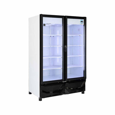 Criotec CFX-42 2P Refrigerador Vertical 2 Puertas de Cristal 8 Parrillas 1243 Litros capacidad Iluminación LED - Refrigeración - CRIOTEC - KitchenMax Store