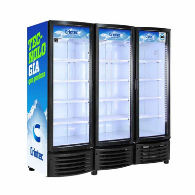 Criotec CFX-64 3P Refrigerador Vertical 3 Puertas Cristal 12 Parrillas 1783 Litros Capacidad Iluminación LED - Refrigeración - CRIOTEC - KitchenMax Store