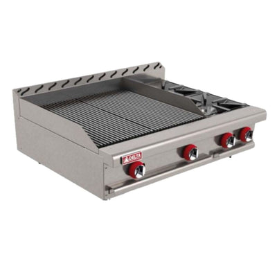 Delta 2-ASR-2-Q Mixto Parrilla Asador Gas Acero Inoxidable Asar Negocio Tostar Restaurante Cocina Comedor Industriales Asada Autoservicio Alta Cocina. Ideal para restaurante, cocina, industrial, tostar, abrasar, alta cocina, banquetes, alta cocina, negocio, cocinar, carne, res, puerco, pollo, hamburguesas, verduras, vegetales, elotes, barbecue, bbq, brochetas, carne asada, autoservicio, etc. KitchenMax.Store. Envíos seguros a todo México. Cotiza hoy mismo.v