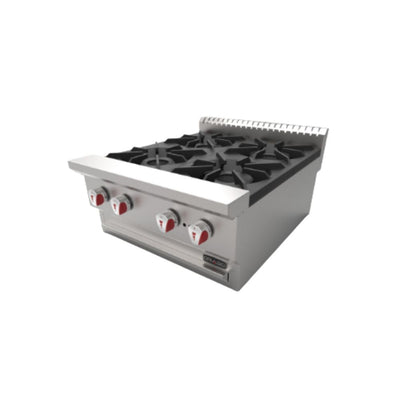 Drago CG-40 Parrilla 4 Quemadores Frente 62 cm Gas Acero Inoxidable - - Drago - KitchenMax Store