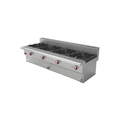 Drago CG-40-SLIM Parrilla 4 Quemadores Frente 122 cm Gas Acero Inoxidable - - Drago - KitchenMax Store