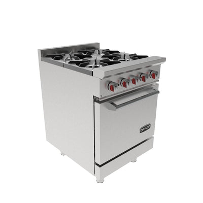 Drago CG-41 Estufa 4 Quemadores Horno Acero Inoxidable - - Drago - KitchenMax Store