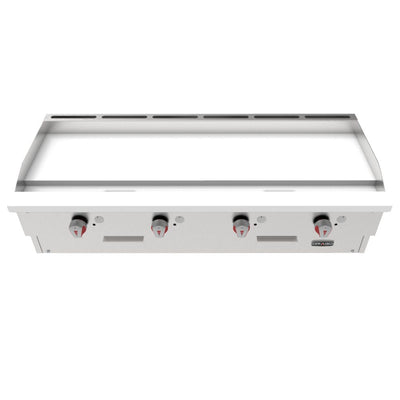 Drago PG-4 SLIM Plancha Frente 122 cm - 48 pulgadas - Gas 4 Controles Acero Inoxidable - - Drago - KitchenMax Store