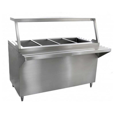 Ferro 15426101 Mesa Fría Tipo Gabinete Repisa 4 Insertos Acero Inoxidable - Mesa Fría - Ferro - KitchenMax Store