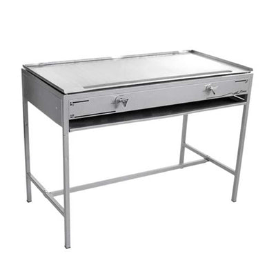 Ferro 16545002 Plancha Frente 120 cm Gas 2 Controles Acero Gris - Plancha - Ferro - KitchenMax Store