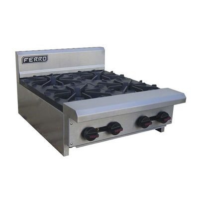 Ferro 23151101 Parrilla 4 Quemadores Gas LP Acero Inoxidable - Parrilla - Ferro - KitchenMax Store