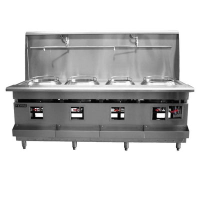 Ferro 23151606 Estufa Wok 4 Quemadores Acero Inoxidable - Estufa - Ferro - KitchenMax Store