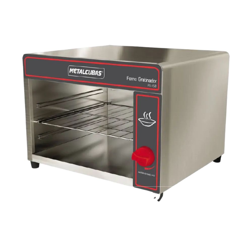 Gastromaq FG450 Horno Gratinador Quemador Gas Infrarrojo Acero Inoxidable - - Gastromaq - KitchenMax Store
