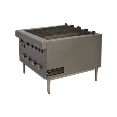 Hobart Vulcan VCRB25 Asador Frente -25 Pulgadas- Gas 4 Controles Acero Inoxidable Gris - Asador - Vulcan - KitchenMax Store