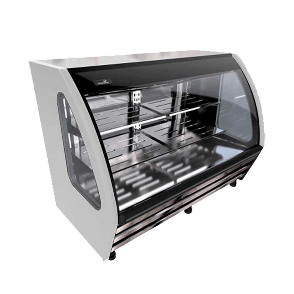 Imbera Bhs200C Vitrina Horizontal Exhibidora Cristal Curvo 2 Puertas.  183 cm. 510 Lt/18.01 pies - 115 V - Vitrinas - Imbera - KitchenMax Store