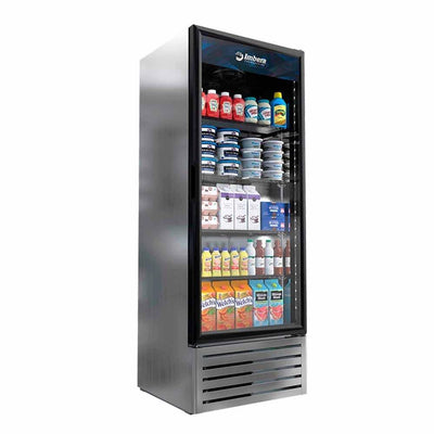 Imbera G319 Led 1018910 Refrigerador Intermedio Vertical con 1 Puerta de Cristal, 5 Parrillas - 543.68 Litros de capacidad. Con iluminación LED - Refrigeradores Verticales - Imbera - KitchenMax Store