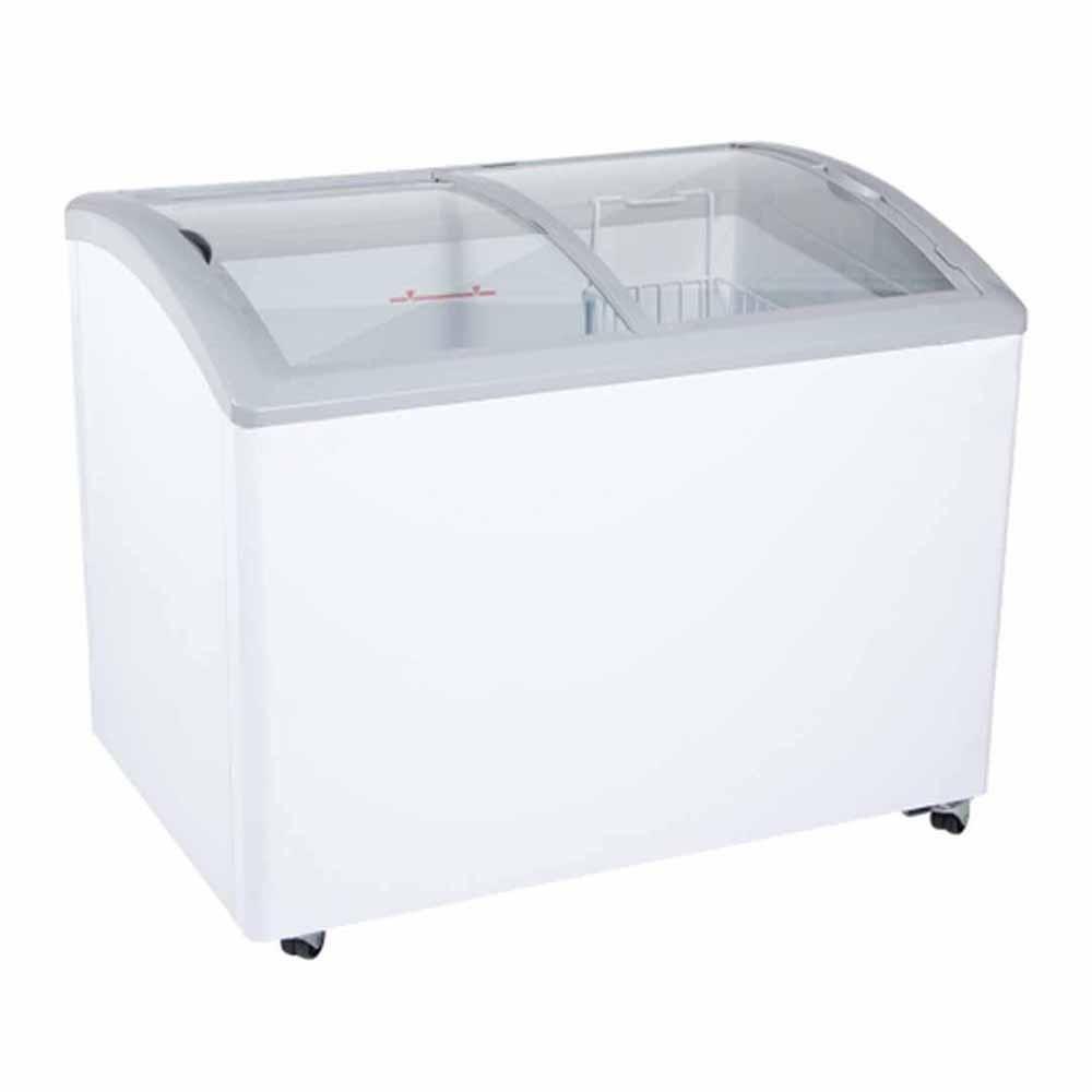 Imbera HF10 ST 1021819 Congelador Horizontal 2 Puertas Cristal Curvo Corredizas 10 Pies - 283.16 Litros Cuerpo Esmaltado Blanco - Congeladores Horizontales - Imbera - KitchenMax Store