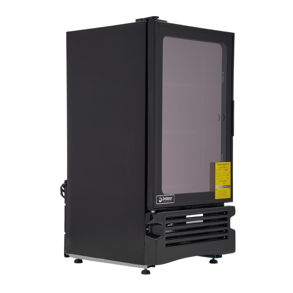 Imbera ENF VR04 C Refrigerador Vertical Mini Bar 1 Puerta Cristal 3 Parrillas - - Imbera - KitchenMax Store
