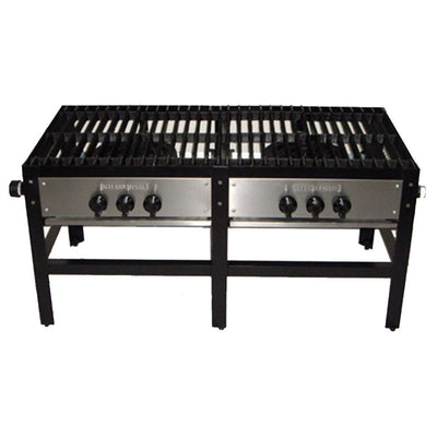 International F-2 Fogón con Dos Triples Quemadores - Fogones - International - KitchenMax Store