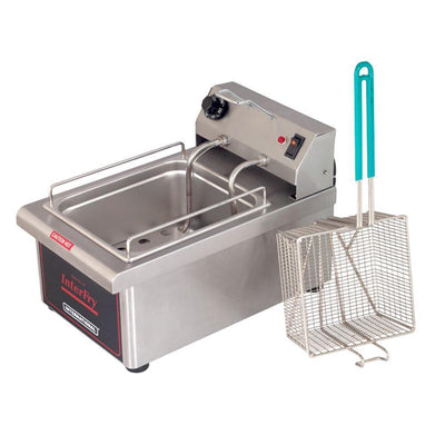 International F5L-E Freidor Electrico 5 Litros 127 V Acero Inoxidable - Freidores - International - KitchenMax Store