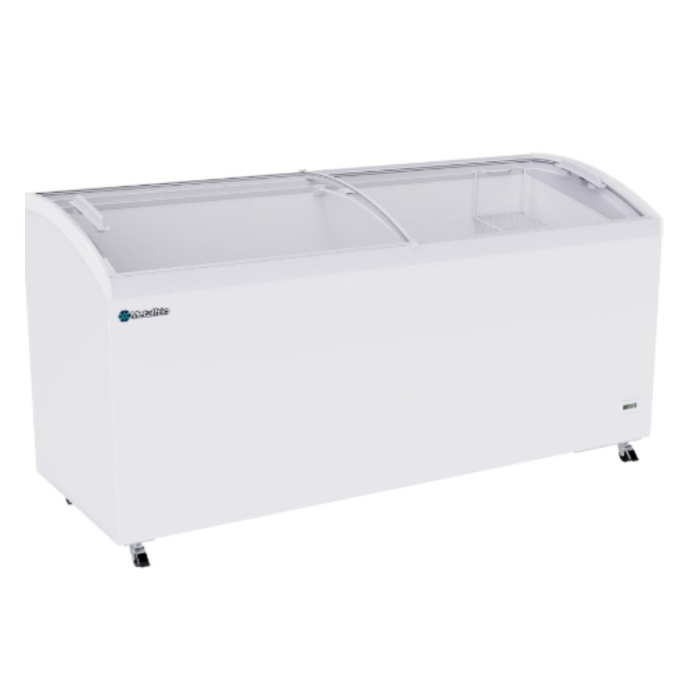 Metalfrio CHC600 Congelador Horizontal 2 Puertas Cristal Curvo Corredizas - - Metalfrio - KitchenMax Store