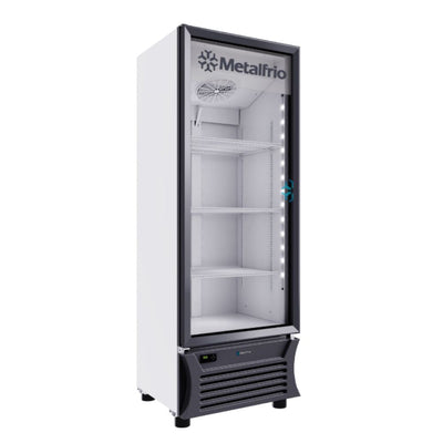 Metalfrio RB270 Refrigerador Vertical 1 Puerta de Cristal 3 Parrillas Iluminacion LED - - Metalfrio - KitchenMax Store