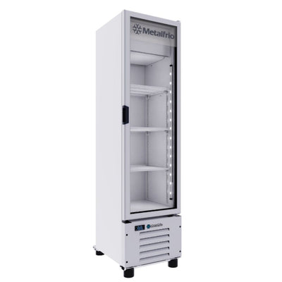 Metalfrio VN22 Refrigerador Vertical 1 Puerta Cristal 3 Parrillas Iluminacion LED - - Metalfrio - KitchenMax Store