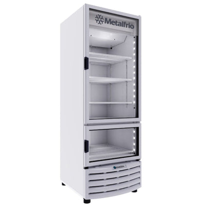 Metalfrio VN50 Refrigerador Vertical 1 Puerta Cristal 4 Parrillas Iluminacion LED - - Metalfrio - KitchenMax Store