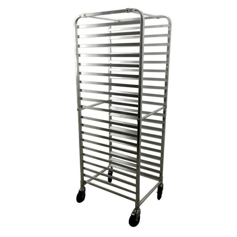 Migsa 6063-T5 Carro Espiguero Guias 20 Charolas Tubular Aluminio - Anaquel - Migsa - KitchenMax Store