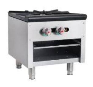 Migsa AZL-1-MG Estufon 1 seccion Acero Inoxidable Gris - - Migsa - KitchenMax Store