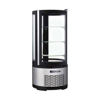 Migsa Arc-100R Refrigerador Vertical Circular. 48 cm. 100 Lt / 3.5 pies - 110 V. - Vitrinas - Migsa - KitchenMax Store