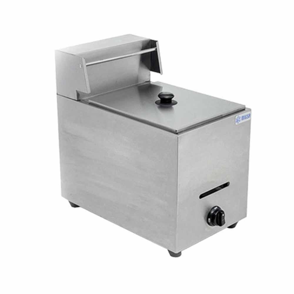 Migsa Bn-71 Freidora A Gas 1 Tina 6 Lt. 1 Canastilla Acero Inoxidable - Freidoras a Gas - Migsa - KitchenMax Store